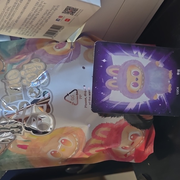 POPMART Labubu V3 The Monster Big Into LUCK Character Open Box 100% Authentic - Picture 7 of 7